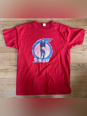 Clark Kent Graphic Red Men’s T‑Shirt